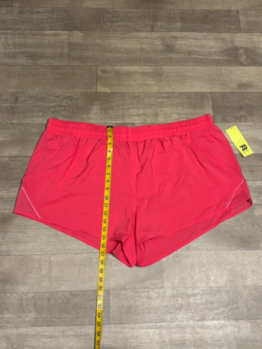 All In Motion Women's Woven Mid-Rise Run Shorts Vibrant Pink - Picture 12 of 16